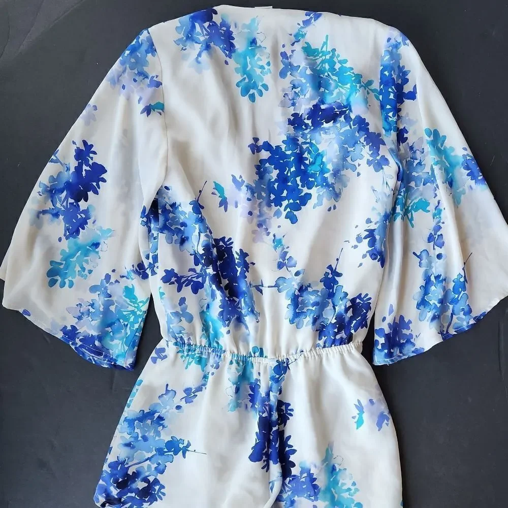 Olivaceous Floral Romper